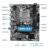 X79 Motherboard Intel LGA1356 mATX + Xeon E5 2420 V2 CPU + 16GB DDR3 ECC RAM Motherboard + CPU + RAM Motherboard